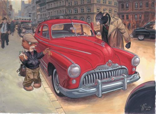 xombiedirge:  Blacksad by Juanjo Guarnido 