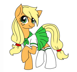 naomiknight17:  Stream request one - Schoolgirl Applejack  83