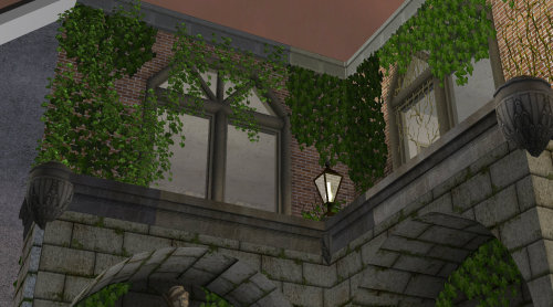 catnip-sims: Almost finished. My favourite part is this little corner here, with the door leading to