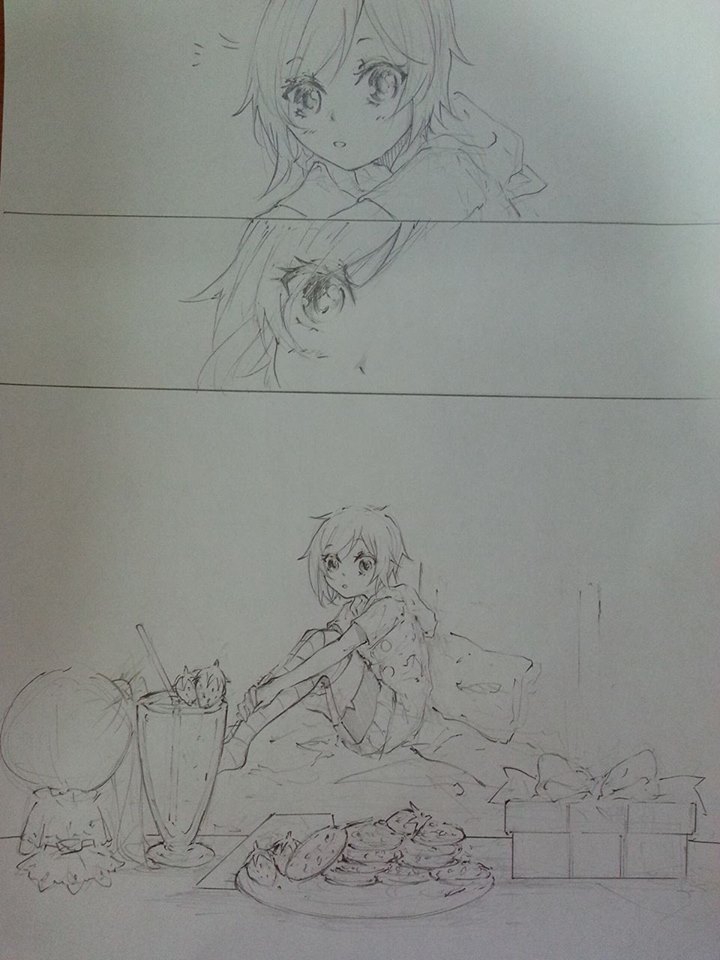 kinomilychan:    RWBY comic ~well , because I just doodle it so the art line wasn’t