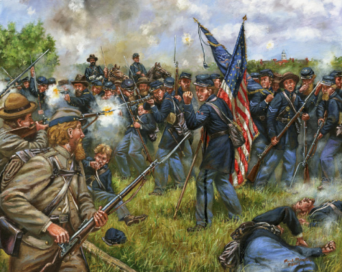 bantarleton:American Civil War art by Mark Maritato. 