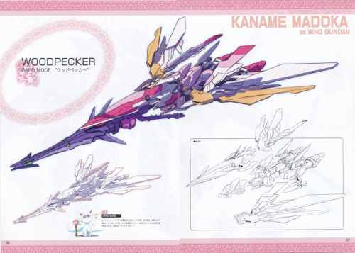 milkbuns:  themapples14:  Gundam x Madoka. Created by the same person, Willow.  dam 