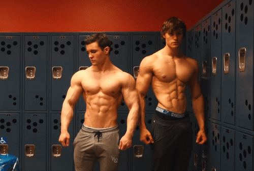rippedmusclejock: Muscle show off: a friendly way how two alphas try to decide who is the real top h
