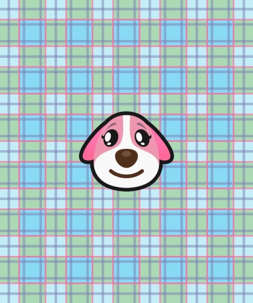 purple-pixel: Im sure this lil pink dog has lots of fans out there! Its Cookie! If you would li