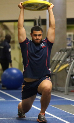 Roscoe66:  Cruze Ah Nau During A Melbourne Rebels Gym Session