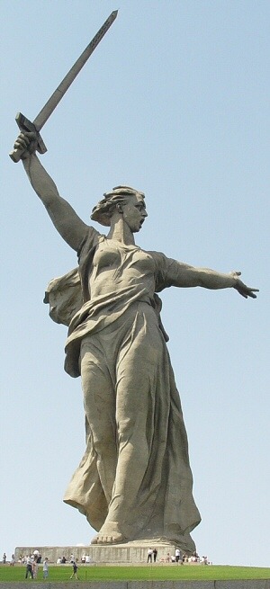 Built to commemorate the Battle of Stalingrad, the statue &ldquo;The Motherland Calls&rdquo;