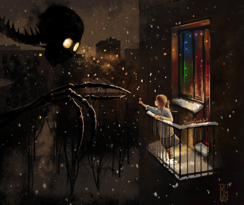 ex0skeletal-undead:  Christmas Tree // Christmas Wonders by  Boris Groh  