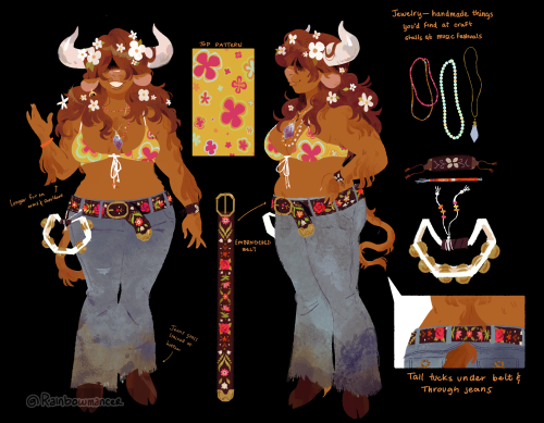 Practice Making Reference Sheets With A Design I Made For Dnd! Dm Had Us Make Npcs That Turned Out To