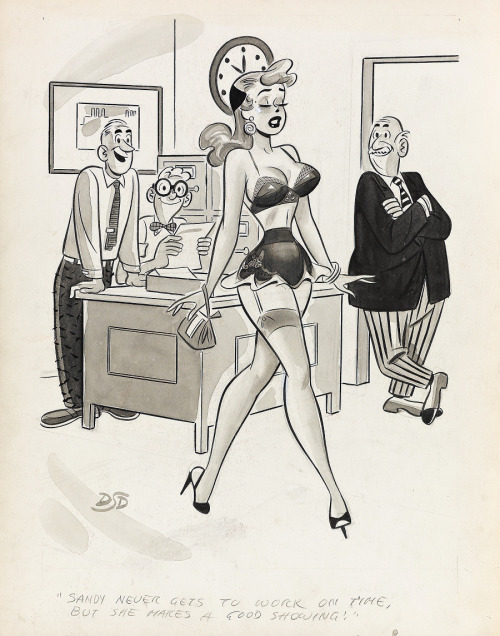 femmes-et-art: Dan DeCarlo, 1955.