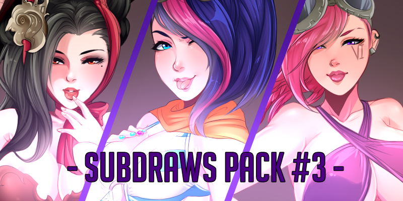 Subdraws finally up on Gumroad ; A;! Sorry it took me so long&hellip; º -º -
