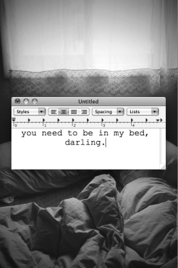 candyislove:  | BLACK WHITE | FOLLOW BACK |  Hm. Yes. I think this EVERY night.