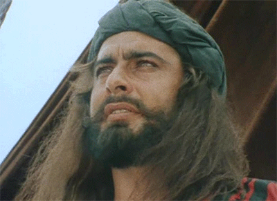 Life's a laugh and Death's a joke — Kabir Bedi as Sandokan.