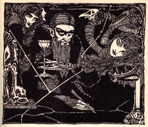 svenson777:Amazing book illustrations by Harry Clarke for a 1925 edition of J.W. v. Goethe’s “FAUST”