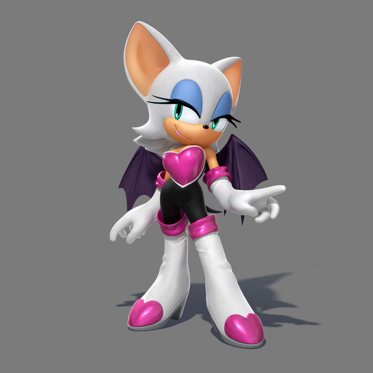 delaynez:  Amy Rose, Blaze the Cat, Rouge the Bat, and Sticks the Badger in Mario