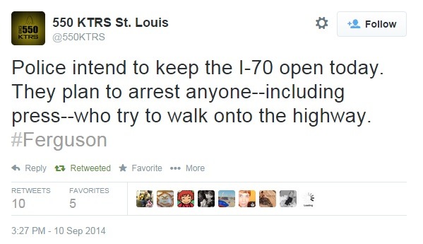 nezua:  iwriteaboutfeminism:  Ferguson protesters gather for highway shutdown. Part
