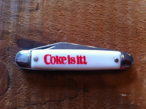 etsygold:Coke is it! knife(more information, more etsy gold)