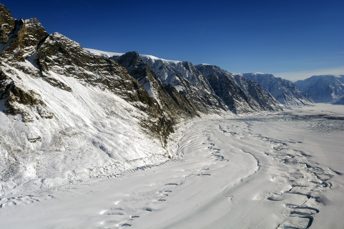 A river on a glacierThis photo of East Greenland’s Violin Glacier, taken by NASA’s Icebr