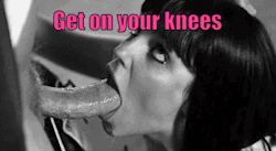 masterandsissy:  Baby, i need a blowjob right know… Get on your knees and serve your man… Be a good sissy… 