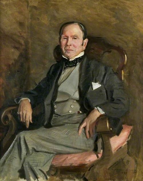 the-paintrist: Harrington Mann - Portrait of Sir John Lavery - 1936 Sir John Lavery RA (20 March 1856 – 10 January 1941) was an Irish painter best known for his portraits and wartime depictions. Harrington Mann (7 October 1864, Glasgow–28 February