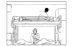 ka-kang:ベッド下派です so this is the reason Sousuke wants the bottom bunk