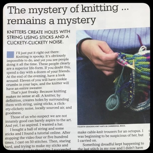 not2cool4skool:elodieunderglass:fozmeadows:knitsyknits:“[Knitters] are clearly a superior life-form.