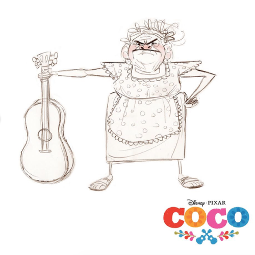 Character designs for Abuelita by Zaruhi Galstyan 