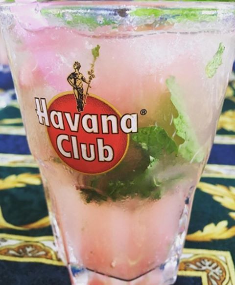 Sipping a refreshing watermelon mojito in Cuba! Does it get any better?! – Chef @torymcphail o