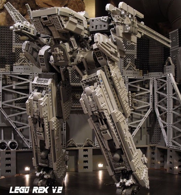 gunjap:  Do you Like this Repost? LEGO Metal Gear Solid REX V.2 modeled by ragnarock01: