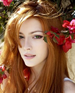 kalicokitten:  Flower Kitty my-favorite-redheads: