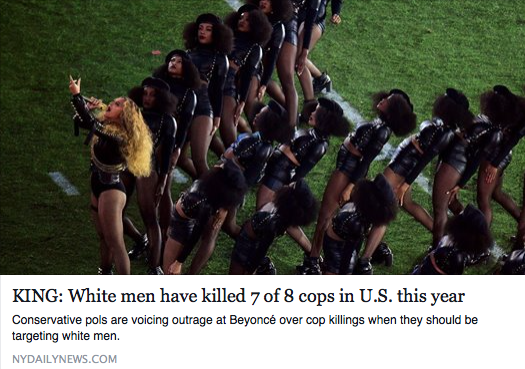 micdotcom:  If you judged by the headlines, you’d think Beyoncé launched an all-out attack on America’s police:Here’s the truth:Shaun King explained in a column for the New York Daily News how the popular story in America right now doesn’t align