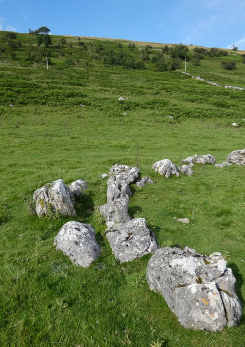 Yockenthwaite Stone Circle or Kerb Cairn, North Yorkshire, 22.7.17.