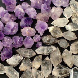 structureminerals:  1/2lb lots of Amethyst or Quartz ฟ just added to the shop in limited quantities, link in our bio or  StructureMinerals.com