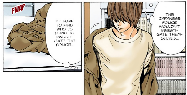 actual justice — xx Light Yagami's really out here with genius...