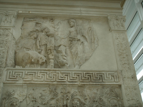 Ara pacis augustae9 a.C., Romamarmo; recinto esterno m 11,65 x 10,62 x h 3.68 - Caio Giulio Cesare O