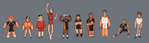 Here are the finished (and fixed) body headcanons/explorations I did in a stream a while ago!!