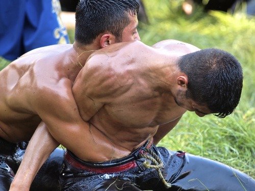 Yağlı güreş / Turkish oil wrestling 2