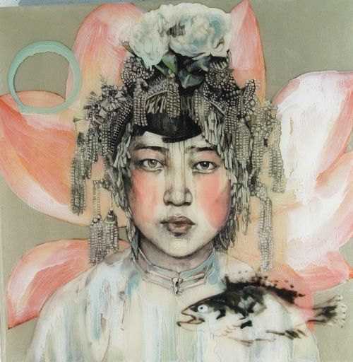 Da Fan Che Lotus, Hung Liu