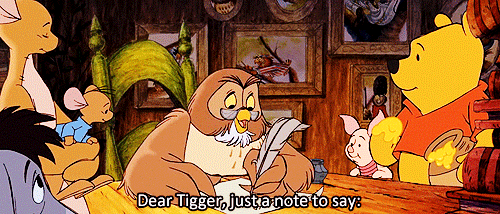 xone-loveee:30 Days Challenge: Day 51 (the first movie you saw)“The wonderful thing about tiggers, i