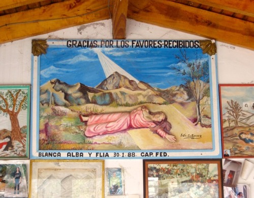 Imágenes de Difunta Correa, Santuario de Difunta Correa, San Juan, Argentina, 2008.One of the strang