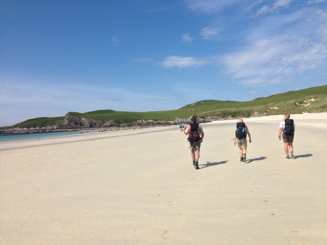 It’s a tough job being a geologist, especially one who does their fieldwork in the Highlands of Scotland. But sometimes, the sun shines, the rocks are gorgeous, and the people are awesome.
This is one of those times.
In Cape Wrath, on the North Coast...