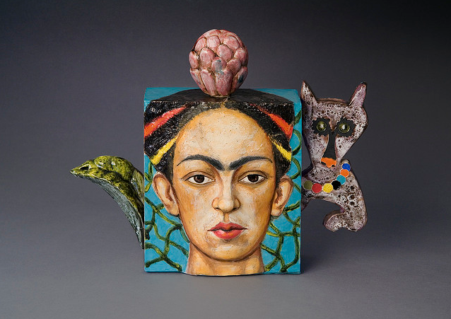 crossconnectmag:  The Humorous Ceramic Tea Pots and Old Master Art of  Noi VolkovArt