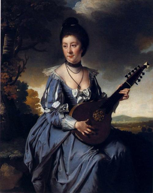 artist-joseph-wright: Mrs. Robert Gwillym, 1766, Joseph WrightMedium: oil,canvashttps://www.wikiart.