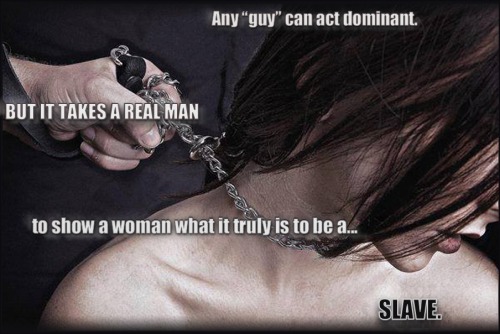 villainouscenobite:At first she might fight the idea. She might not be able to wrap her mind around what it truly means to be a slave, but in time, with guidance and encouragement, she will come to understand there is no greater purpose she can have in