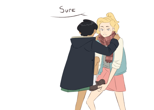 cutetanuki-chan: scarf wasn’t saved cause I wanted to draw some marcanne 