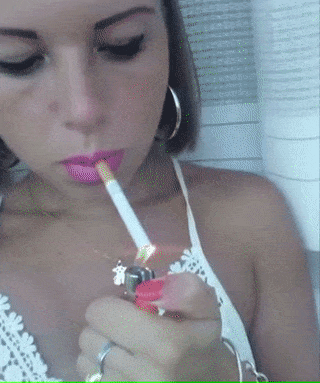 Smoking and Hot Girls