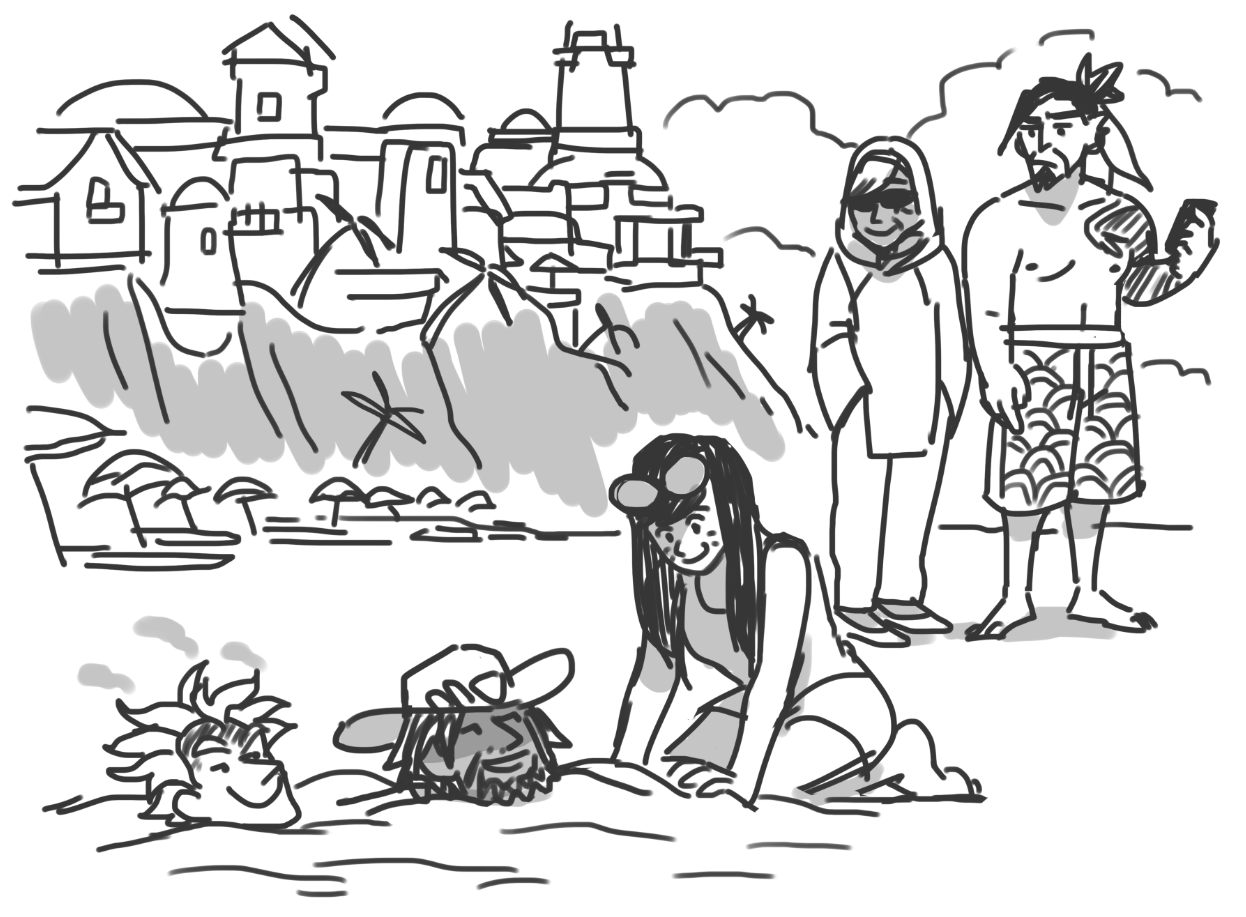 triptrippy:  beach? 