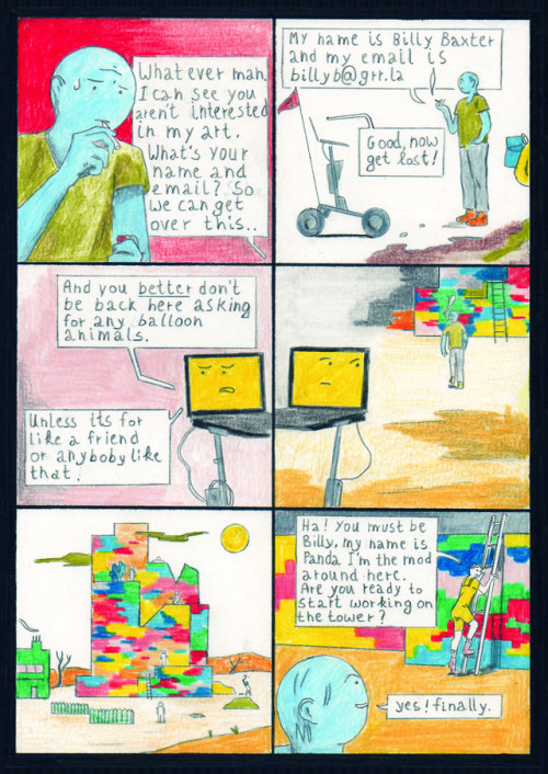 Comic for the ‘Stange Sequences’ anthology