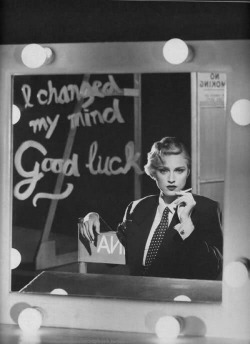 losetheboyfriend:  Madonna as Marlene Dietrich,