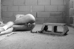 kankutya-blog:Chained to Concrete Brick by