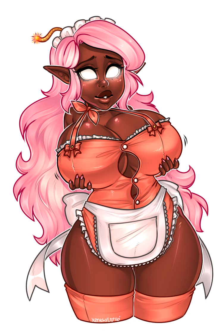 xenthylart:  commission for duskwightscholar 